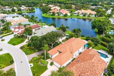 Enjoy stunning lake views from this single family home in the on Frenchmans Creek Country Club in Florida - for sale on GolfHomes.com, golf home, golf lot