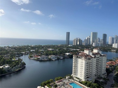 Enjoy stunning views from the 26th floor of this spacious on Turnberry Isle Resort and Club in Florida - for sale on GolfHomes.com, golf home, golf lot