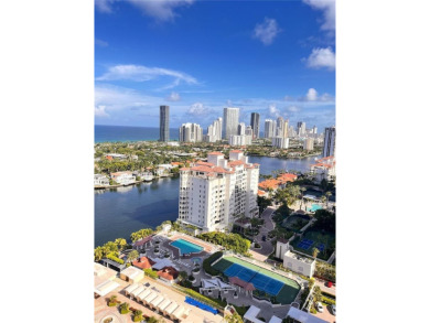 Enjoy stunning views from the 26th floor of this spacious on Turnberry Isle Resort and Club in Florida - for sale on GolfHomes.com, golf home, golf lot