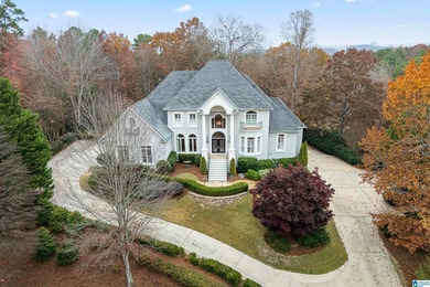 This stunning all-brick executive home sits on a private 1 on Riverchase Country Club in Alabama - for sale on GolfHomes.com, golf home, golf lot