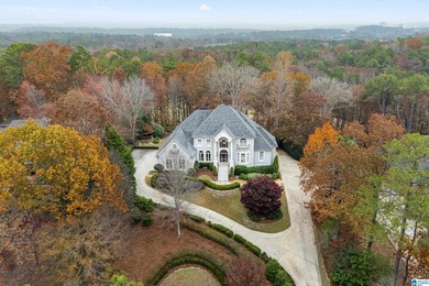 This stunning all-brick executive home sits on a private 1 on Riverchase Country Club in Alabama - for sale on GolfHomes.com, golf home, golf lot
