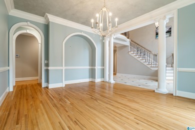 This stunning all-brick executive home sits on a private 1 on Riverchase Country Club in Alabama - for sale on GolfHomes.com, golf home, golf lot