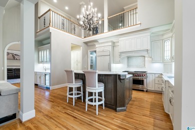 This stunning all-brick executive home sits on a private 1 on Riverchase Country Club in Alabama - for sale on GolfHomes.com, golf home, golf lot