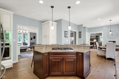 Experience luxury living in this impeccably crafted two-story on Foxcliff Golf Club in Indiana - for sale on GolfHomes.com, golf home, golf lot