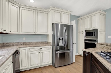 Experience luxury living in this impeccably crafted two-story on Foxcliff Golf Club in Indiana - for sale on GolfHomes.com, golf home, golf lot