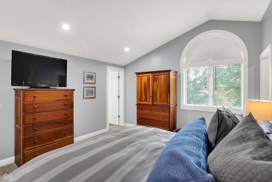 Experience luxury living in this impeccably crafted two-story on Foxcliff Golf Club in Indiana - for sale on GolfHomes.com, golf home, golf lot