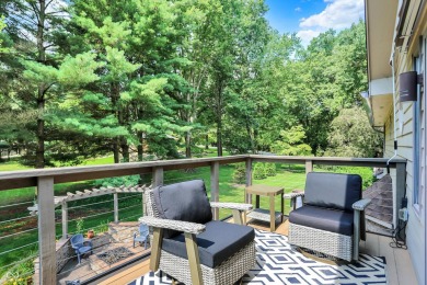 Experience luxury living in this impeccably crafted two-story on Foxcliff Golf Club in Indiana - for sale on GolfHomes.com, golf home, golf lot