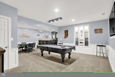 Experience luxury living in this impeccably crafted two-story on Foxcliff Golf Club in Indiana - for sale on GolfHomes.com, golf home, golf lot