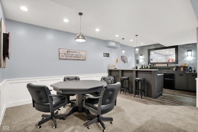Experience luxury living in this impeccably crafted two-story on Foxcliff Golf Club in Indiana - for sale on GolfHomes.com, golf home, golf lot