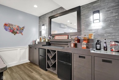 Experience luxury living in this impeccably crafted two-story on Foxcliff Golf Club in Indiana - for sale on GolfHomes.com, golf home, golf lot