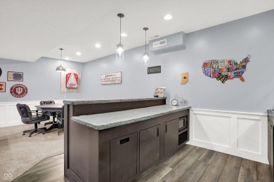 Experience luxury living in this impeccably crafted two-story on Foxcliff Golf Club in Indiana - for sale on GolfHomes.com, golf home, golf lot