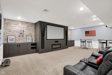 Experience luxury living in this impeccably crafted two-story on Foxcliff Golf Club in Indiana - for sale on GolfHomes.com, golf home, golf lot