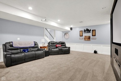 Experience luxury living in this impeccably crafted two-story on Foxcliff Golf Club in Indiana - for sale on GolfHomes.com, golf home, golf lot