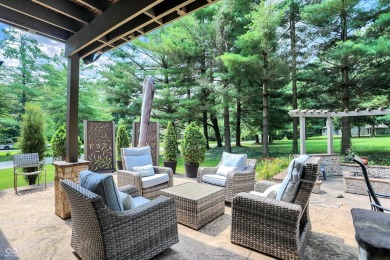 Experience luxury living in this impeccably crafted two-story on Foxcliff Golf Club in Indiana - for sale on GolfHomes.com, golf home, golf lot