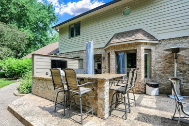 Experience luxury living in this impeccably crafted two-story on Foxcliff Golf Club in Indiana - for sale on GolfHomes.com, golf home, golf lot