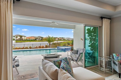 Enjoy stunning wide lake views from the back yard of this on Palm Beach Gardens Golf Course in Florida - for sale on GolfHomes.com, golf home, golf lot