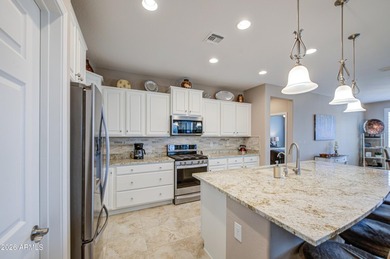 ARIZONA LIVING MADE EASY! This beautiful Sanctuary welcomes you on Poston Butte Golf Club in Arizona - for sale on GolfHomes.com, golf home, golf lot