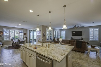 ARIZONA LIVING MADE EASY! This beautiful Sanctuary welcomes you on Poston Butte Golf Club in Arizona - for sale on GolfHomes.com, golf home, golf lot