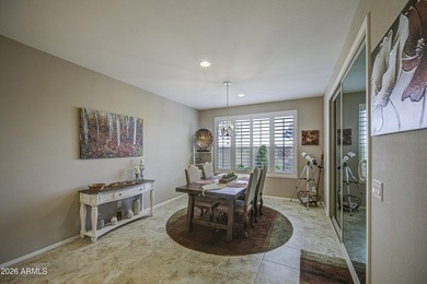 ARIZONA LIVING MADE EASY! This beautiful Sanctuary welcomes you on Poston Butte Golf Club in Arizona - for sale on GolfHomes.com, golf home, golf lot