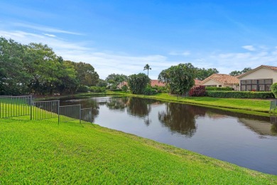 Lovely lakefront four bedroom plus den/office Patio C home with on Frenchmans Creek Country Club in Florida - for sale on GolfHomes.com, golf home, golf lot