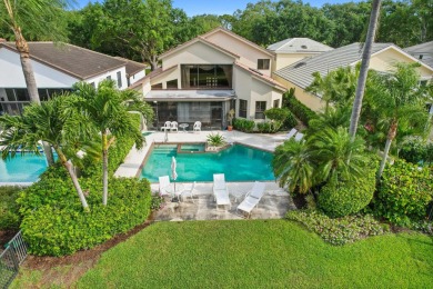 Lovely lakefront four bedroom plus den/office Patio C home with on Frenchmans Creek Country Club in Florida - for sale on GolfHomes.com, golf home, golf lot