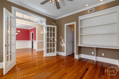 Inviting and charming, the rocking-chair brick front porch on Reunion Golf Club in Georgia - for sale on GolfHomes.com, golf home, golf lot