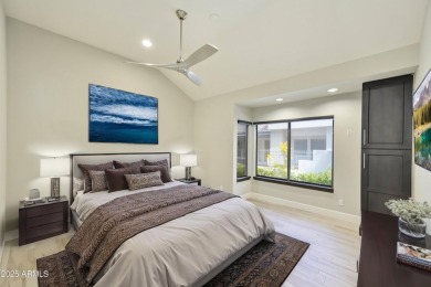 Single-level remodeled jewel box on a prime corner overlooking on Gainey Ranch Golf Club in Arizona - for sale on GolfHomes.com, golf home, golf lot