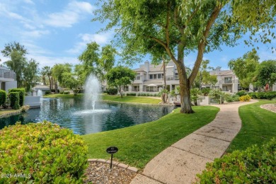 Single-level remodeled jewel box on a prime corner overlooking on Gainey Ranch Golf Club in Arizona - for sale on GolfHomes.com, golf home, golf lot