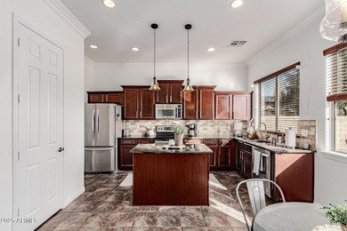 Discover a stunning 3 bed, 2 bath home offering 1,858sqft of on Estrella Mountain Ranch Golf Course in Arizona - for sale on GolfHomes.com, golf home, golf lot