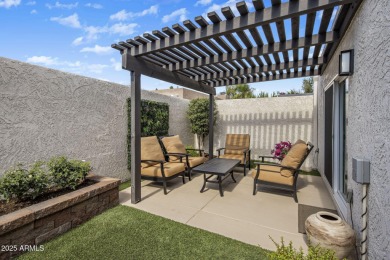 Stunning modern townhouse in prime McCormick Ranch location just on McCormick Ranch Golf Club in Arizona - for sale on GolfHomes.com, golf home, golf lot