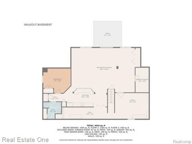 Step inside and discover a thoughtfully designed split ranch on Lost Lake Woods Club in Michigan - for sale on GolfHomes.com, golf home, golf lot