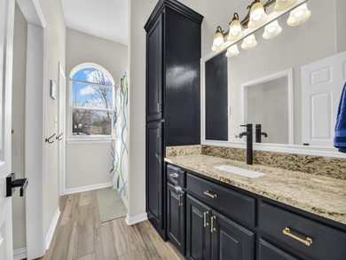 Impressive curb appeal welcomes you from the moment you arrive on Pecan Plantation Country Club in Texas - for sale on GolfHomes.com, golf home, golf lot