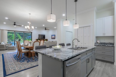 Elegant newer-construction pool home in gated Country Club on St. Lucie Trail Golf Club in Florida - for sale on GolfHomes.com, golf home, golf lot