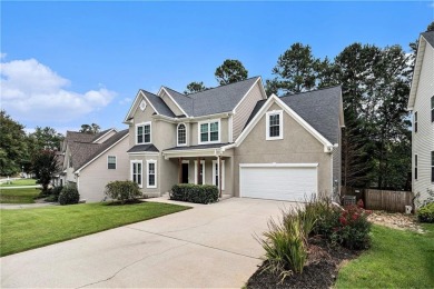Stunning stucco home in the highly sought-after Summer Grove on Summergrove Golf Club in Georgia - for sale on GolfHomes.com, golf home, golf lot