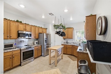 LIKE-NEW, MOVE-IN-READY. BEAUTIFUL ENTRANCE WITH PAVERS. NICE on Aliante Golf Club in Nevada - for sale on GolfHomes.com, golf home, golf lot