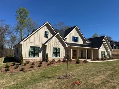 Custom Modern Farmhouse design in Sandy Creek golf course on Double Oaks Golf Club in Georgia - for sale on GolfHomes.com, golf home, golf lot