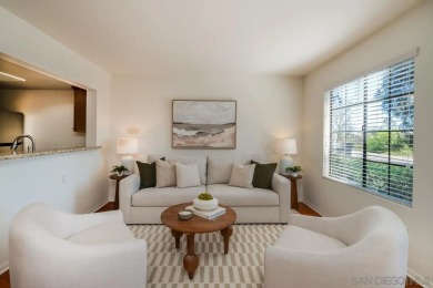 Charming ground-floor condo in Rancho Bernardo, freshly painted on Oaks North Golf Course in California - for sale on GolfHomes.com, golf home, golf lot