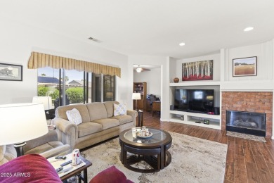 Discover this fully furnished Sun City Grand home in a quiet on Sun City Grand Golf Couse and Club in Arizona - for sale on GolfHomes.com, golf home, golf lot
