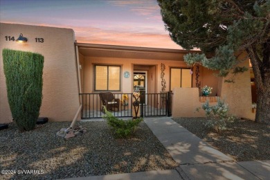 Beautiful 2 bedroom, 2 bathroom home with Red Rock views from on Oakcreek Country Club in Arizona - for sale on GolfHomes.com, golf home, golf lot