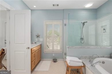 Come HOME to a COASTAL INSPIRED, CUSTOM Designed + Built on Polo Golf and Country Club in Georgia - for sale on GolfHomes.com, golf home, golf lot
