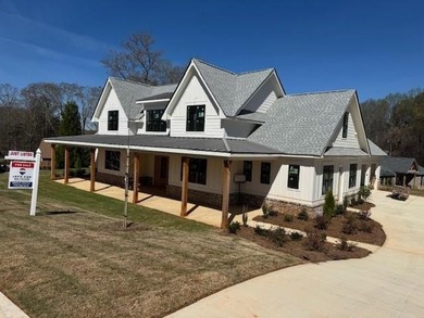Custom Modern Farmhouse design in the established Sandy Creek on Double Oaks Golf Club in Georgia - for sale on GolfHomes.com, golf home, golf lot