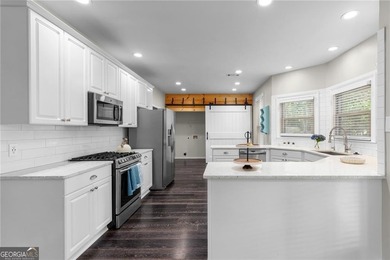 Welcome to this stunning, fully updated home on a level, wooded on Trophy Club of Apalachee in Georgia - for sale on GolfHomes.com, golf home, golf lot