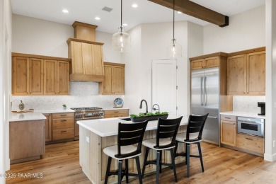 Completed in 2024, this residence enjoys a prime location along on Talking Rock Golf Club in Arizona - for sale on GolfHomes.com, golf home, golf lot
