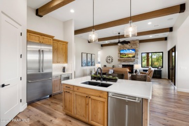 Completed in 2024, this residence enjoys a prime location along on Talking Rock Golf Club in Arizona - for sale on GolfHomes.com, golf home, golf lot