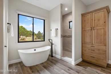 Completed in 2024, this residence enjoys a prime location along on Talking Rock Golf Club in Arizona - for sale on GolfHomes.com, golf home, golf lot