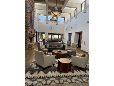 Fabulous mountain views on the side courtyard of this home on Rio Verde Country Club - Quail Run in Arizona - for sale on GolfHomes.com, golf home, golf lot