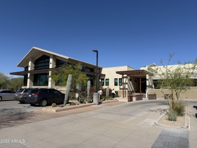 Fabulous mountain views on the side courtyard of this home on Rio Verde Country Club - Quail Run in Arizona - for sale on GolfHomes.com, golf home, golf lot