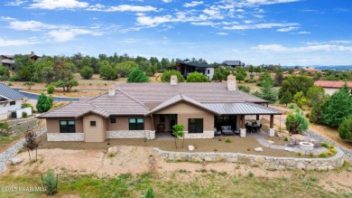 Completed in 2024, this residence enjoys a prime location along on Talking Rock Golf Club in Arizona - for sale on GolfHomes.com, golf home, golf lot