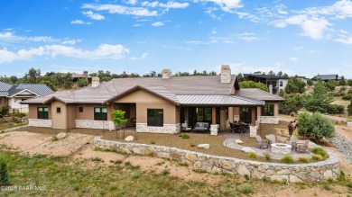 Completed in 2024, this residence enjoys a prime location along on Talking Rock Golf Club in Arizona - for sale on GolfHomes.com, golf home, golf lot