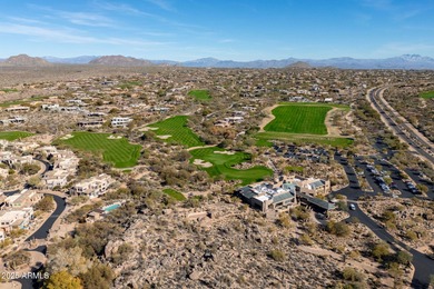 Nestled in Troon North's Echo Ridge, this residence boasts an on Troon Country Club in Arizona - for sale on GolfHomes.com, golf home, golf lot